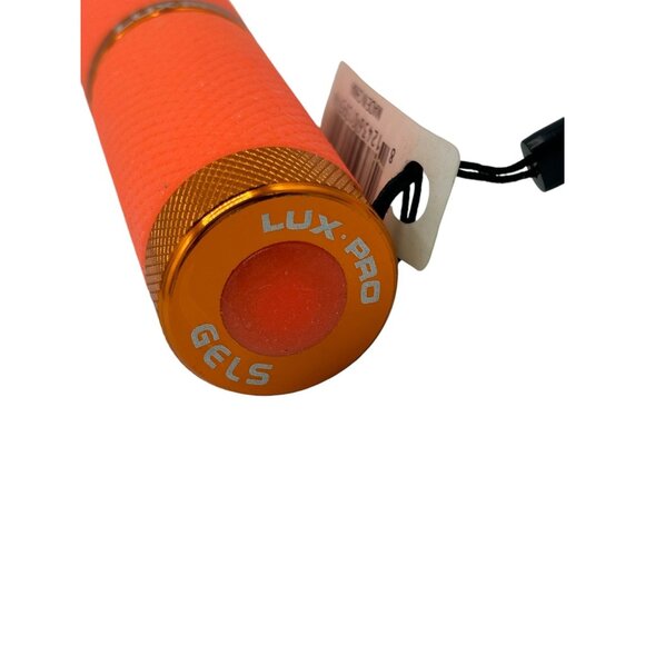 Lux Pro LP395 Glow in the Dark LED Flashlight Mini Light 3.5" New Orange Gel - Picture 3 of 5